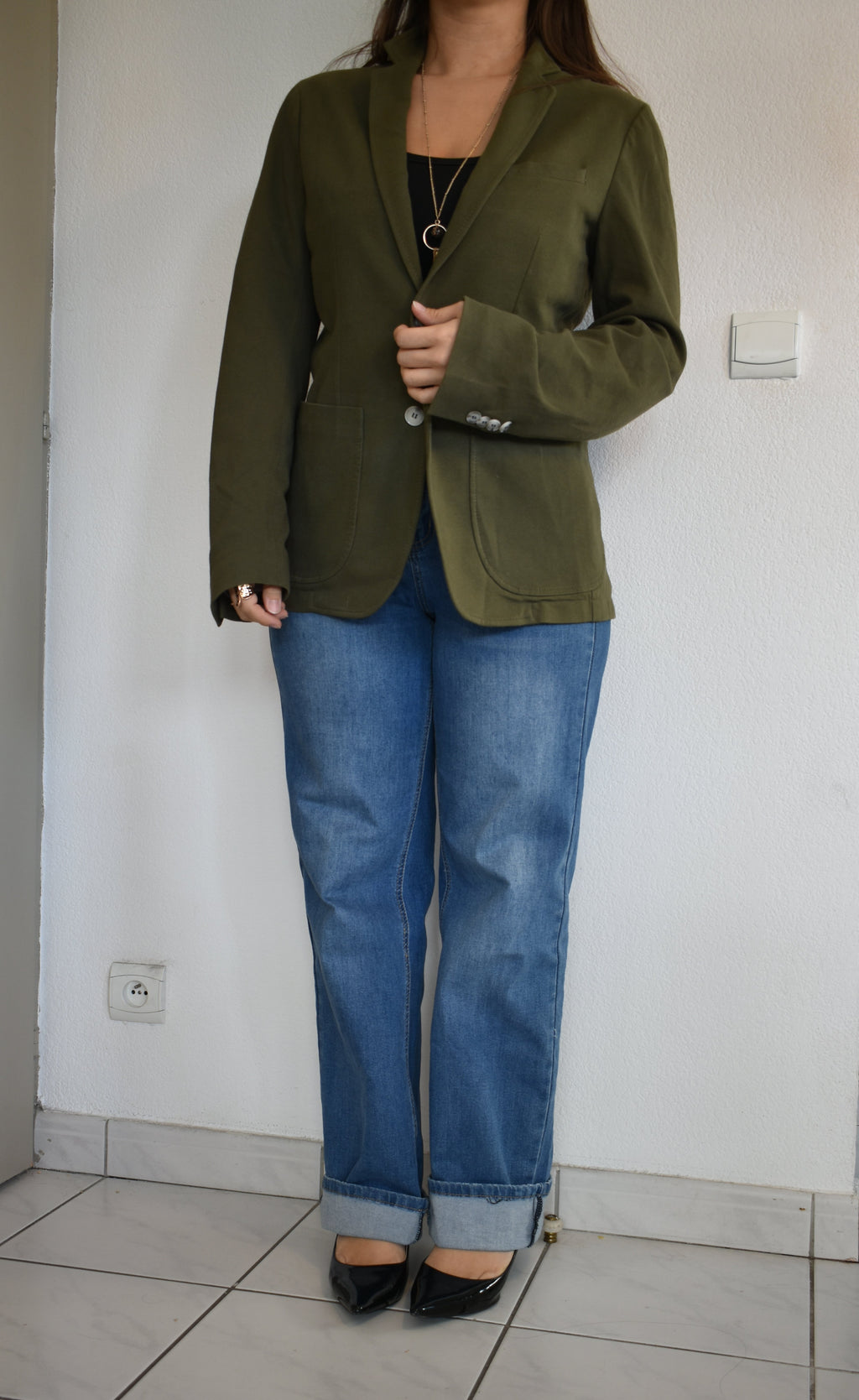 Blazer Chic kaki (M)