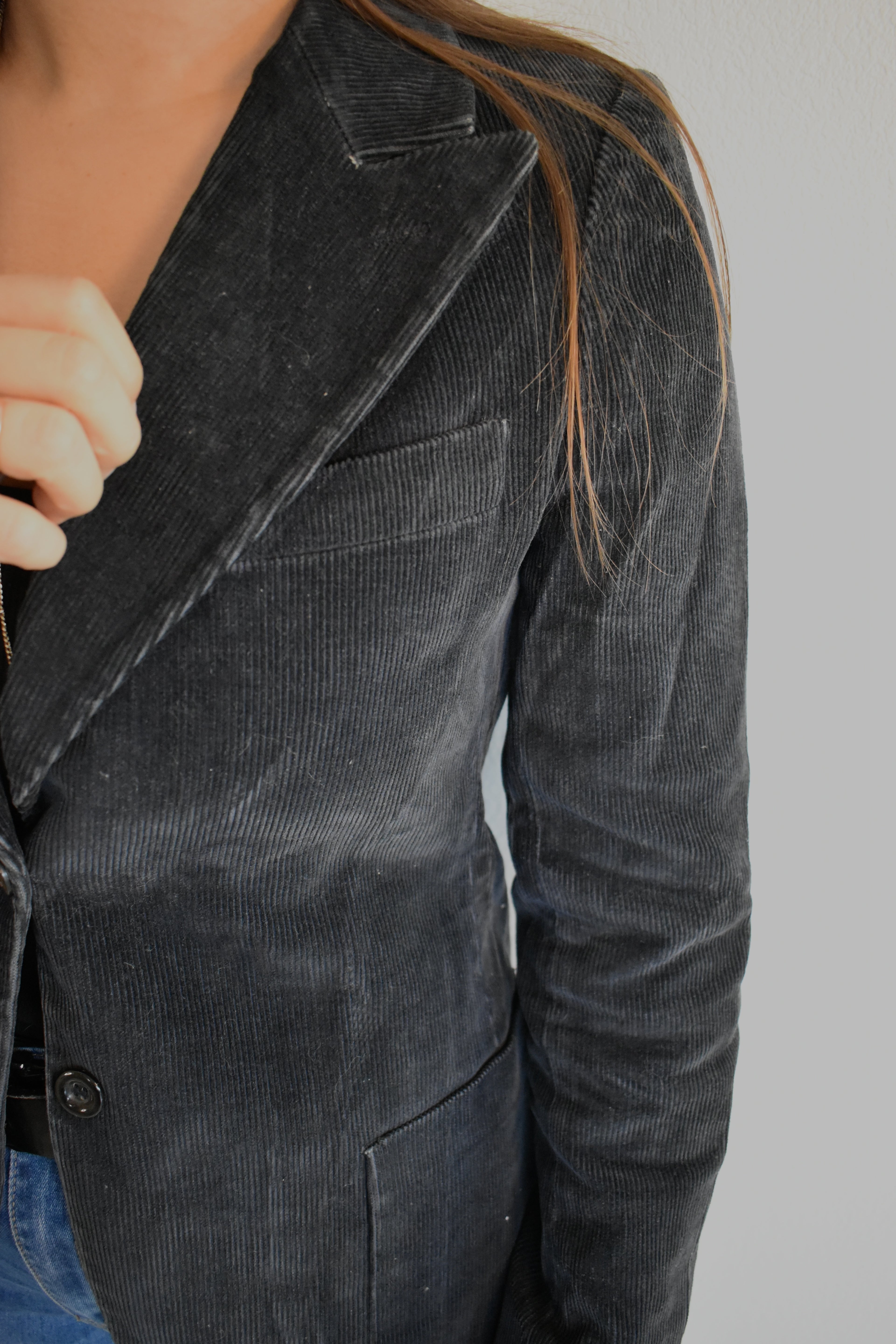 Veste en velour chic (S)