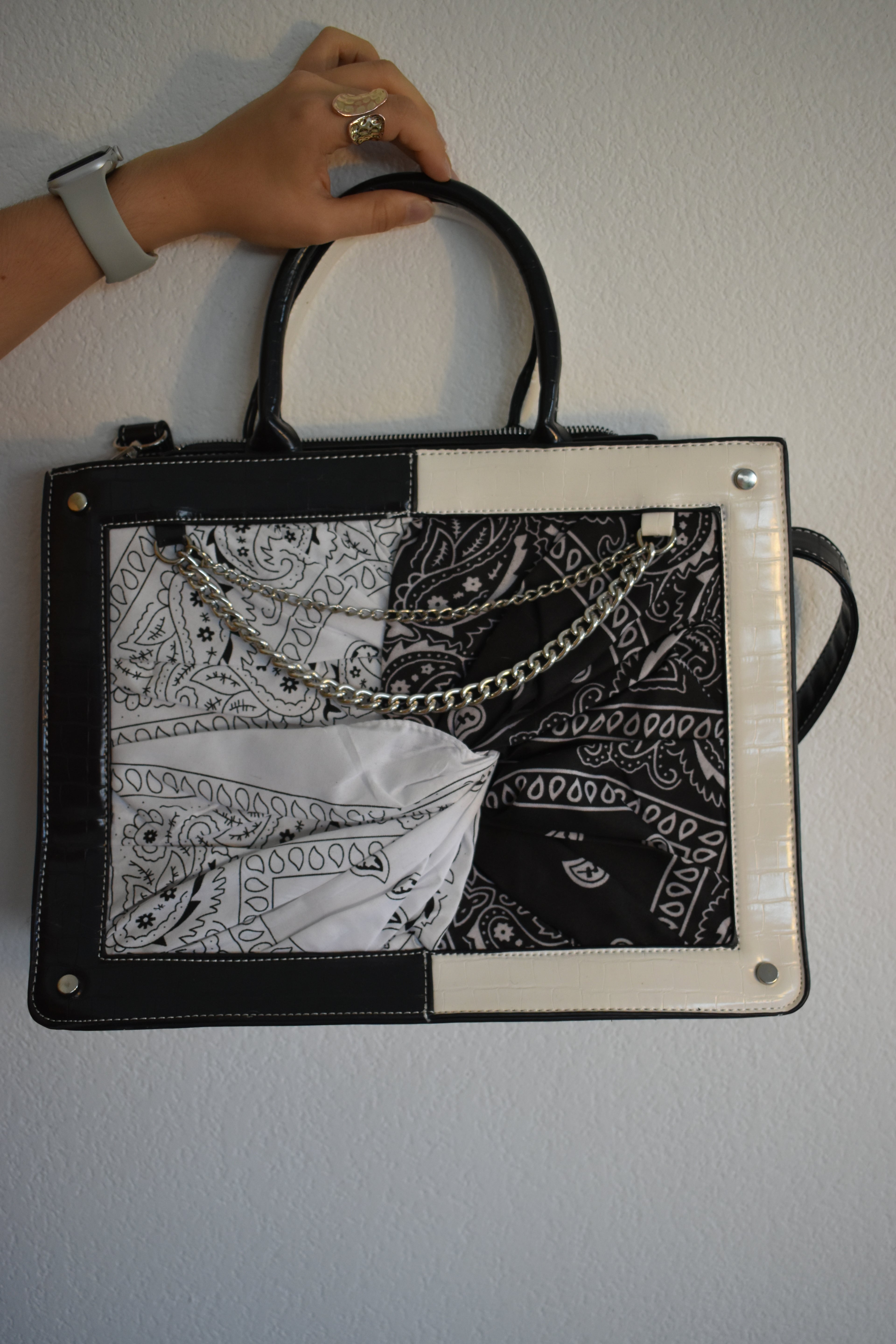 Sac original noir et blanc