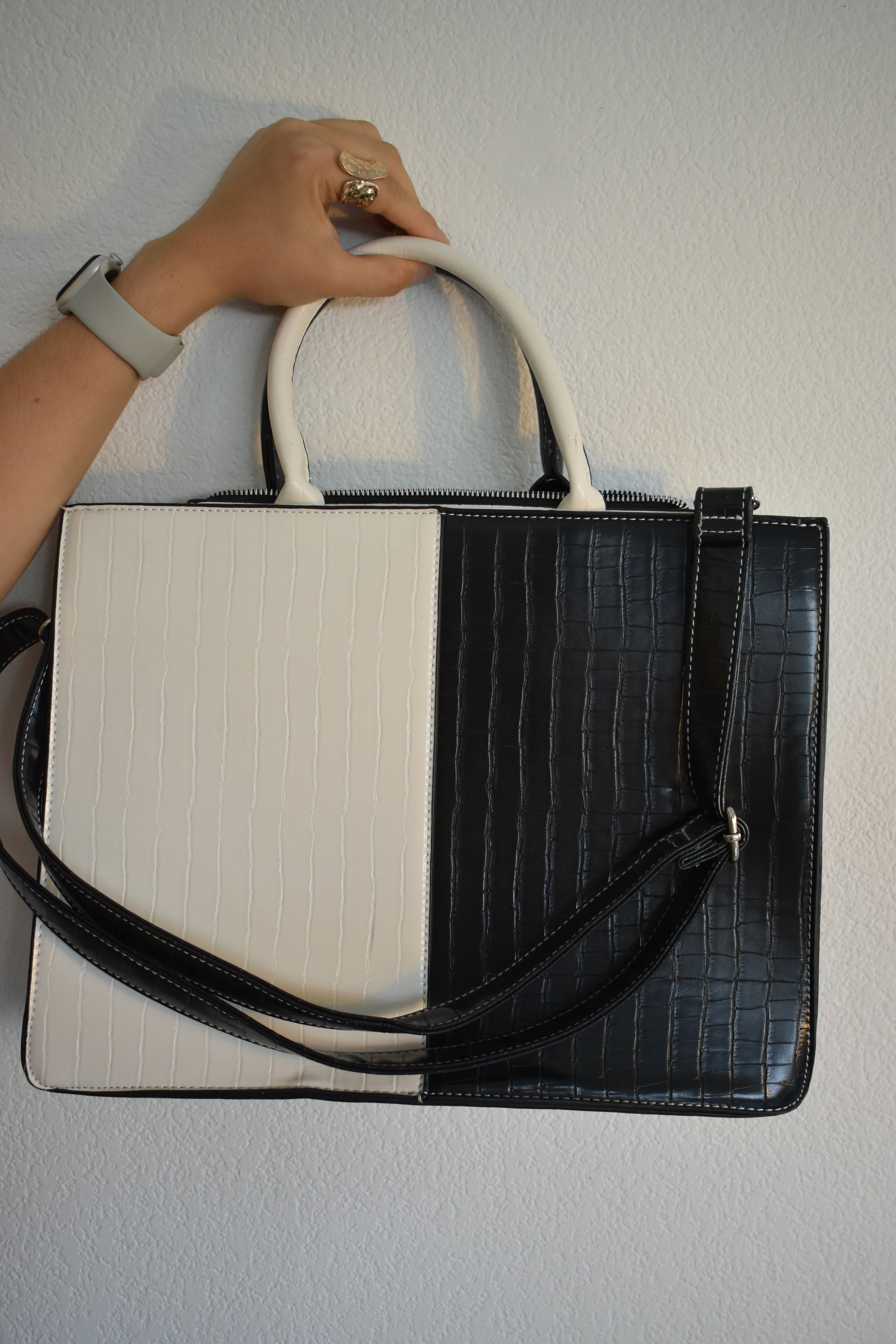 Sac original noir et blanc
