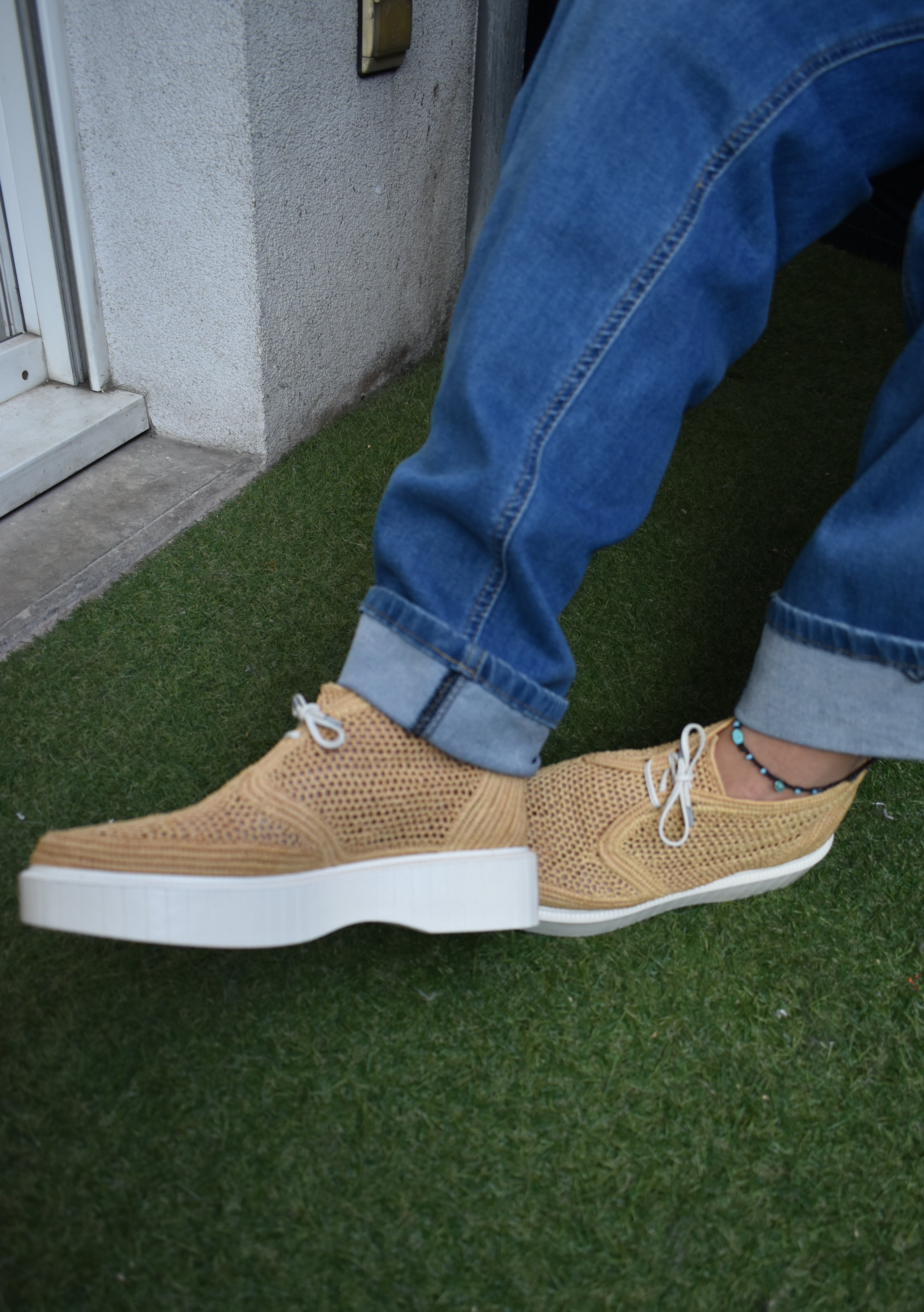 Chaussures en Raffia tissé Robert Clergerie (Taille 39)