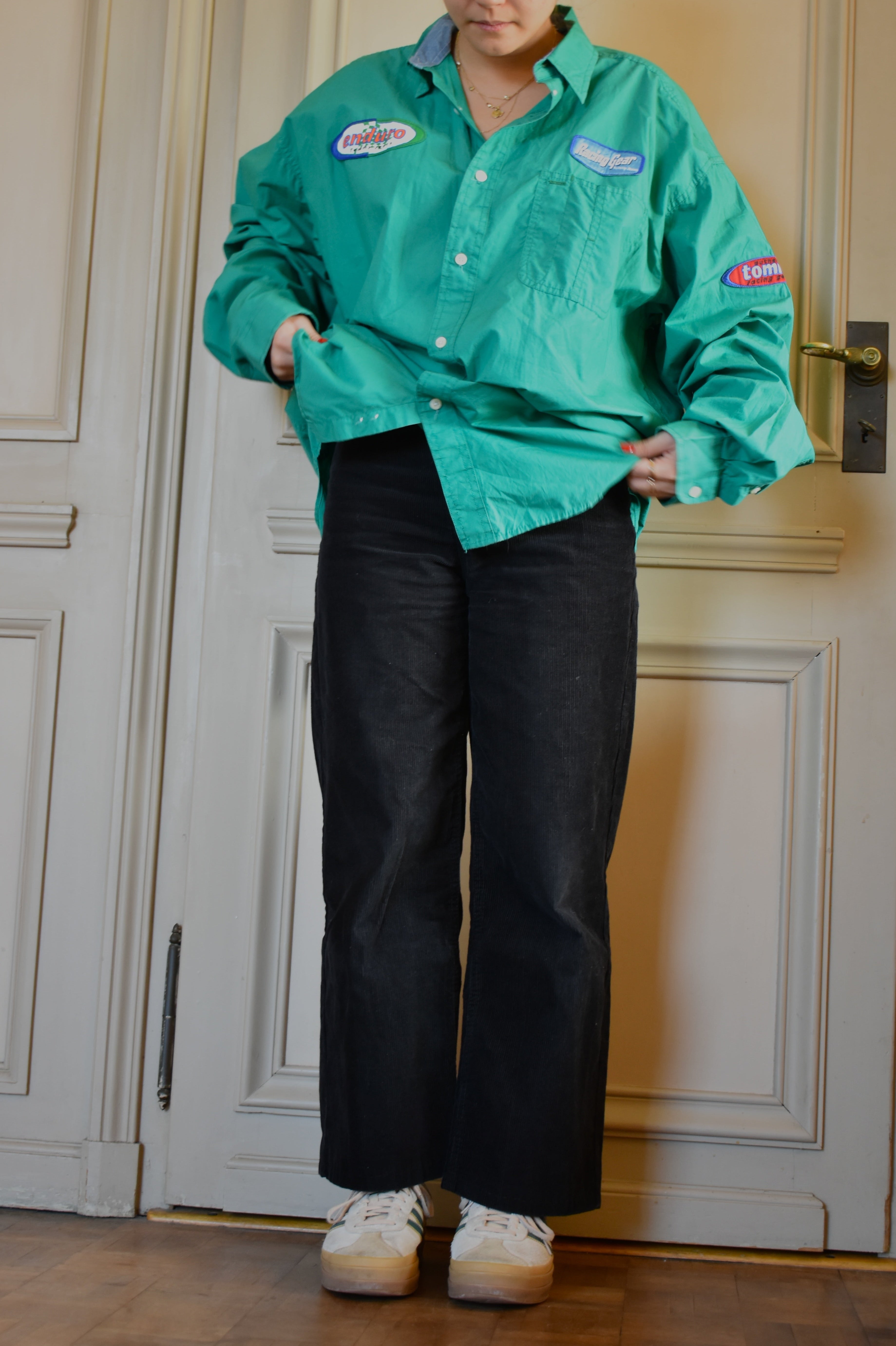 Chemise vintage Tommy jeans Unisexe oversize (XL)