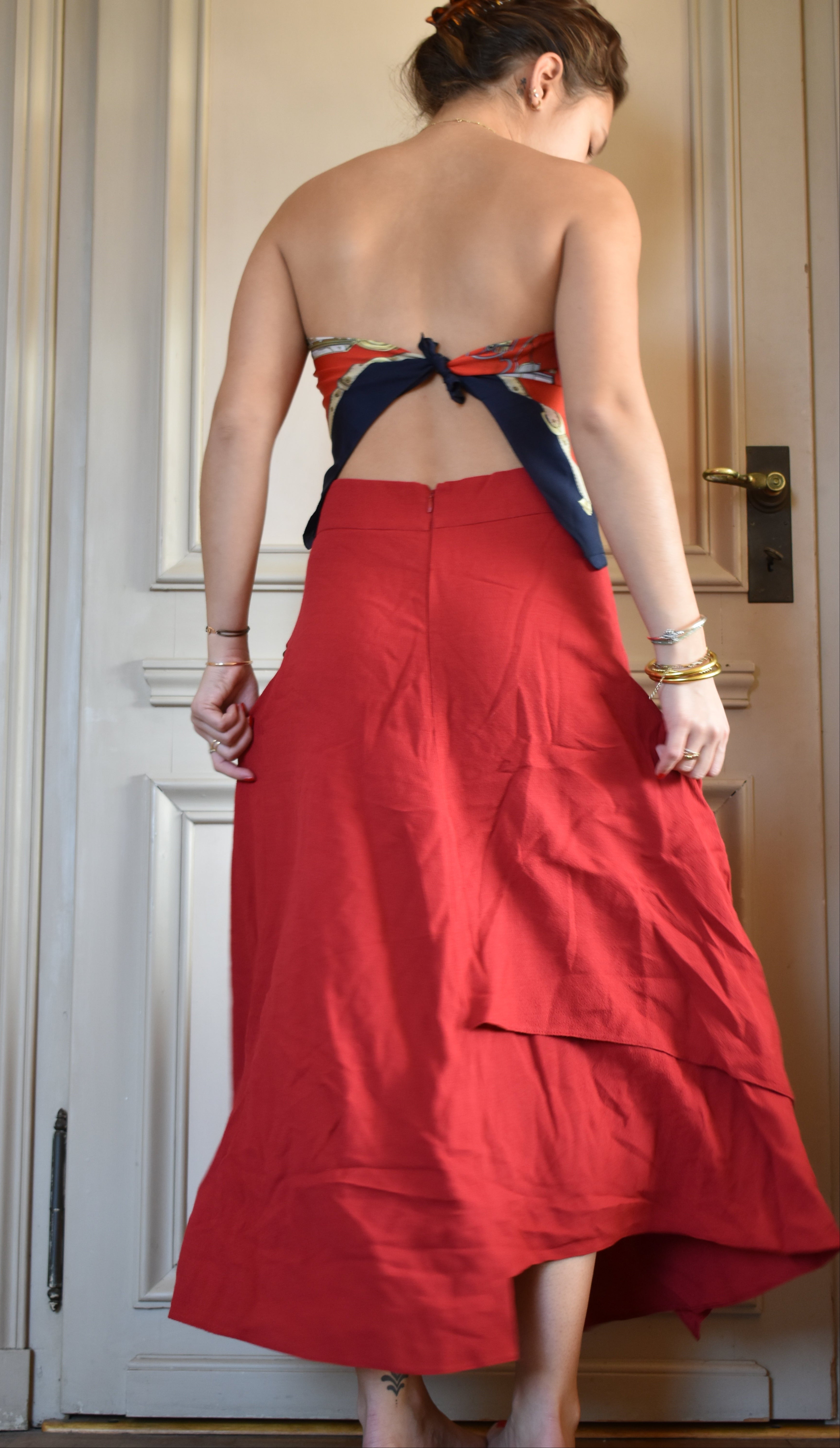 Jupe longue décontractée (M)