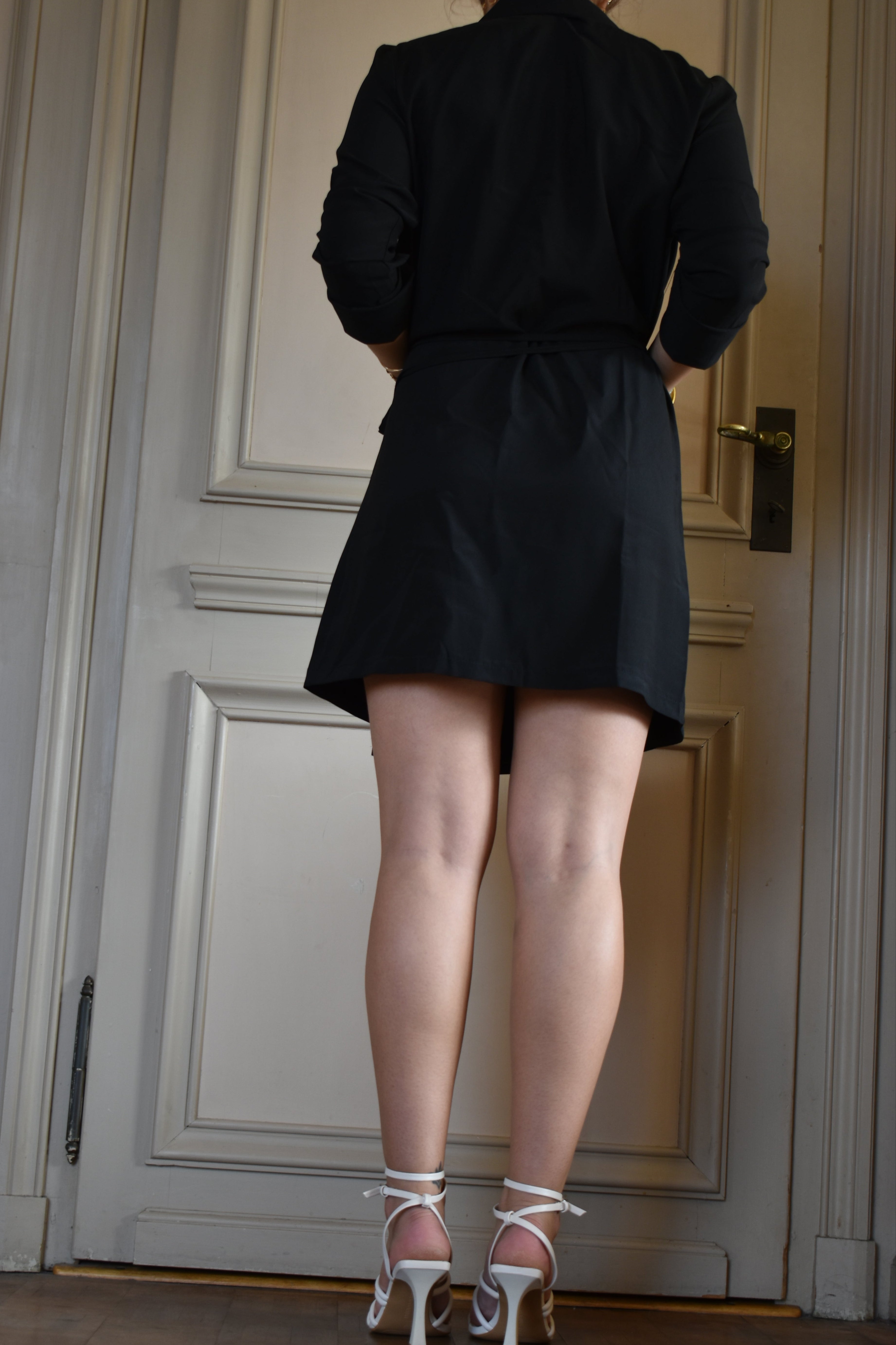 Robe élégante noir (S)