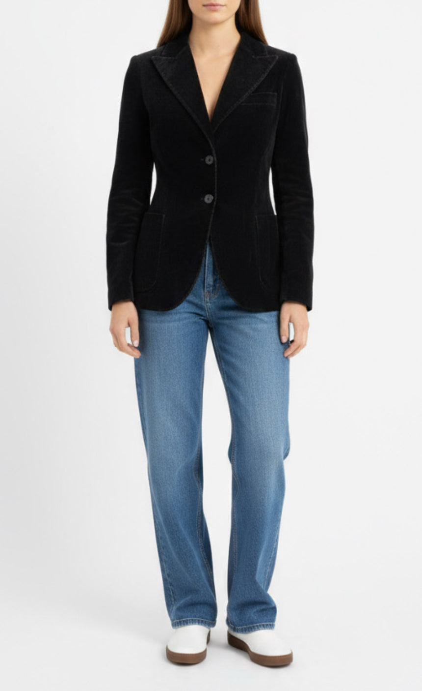 Veste en velour chic (S)